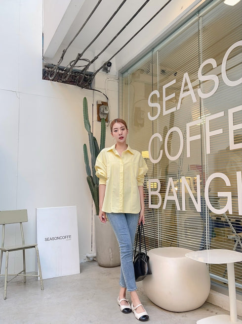 WANWAN Pocket Button Down Cotton Shirts